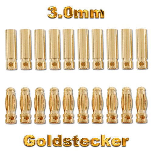 3mm 0mm stecker goldstecker - 3mm, 3,0mm