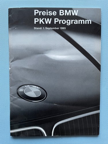 Bmw prospekt katalog pkw - katalog,