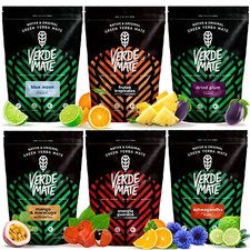 Mate Tee Yerba Verde Mate Guarana Detox Energie Konzentration Fruchtige 500g