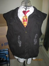 Schwarze Jeansweste (Kutte) 4 XL neu ungetragen