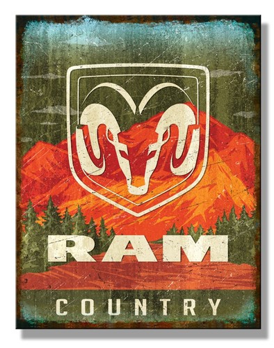 Blechschild dodge ram - dodge, country