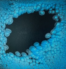 Acryl Pouring auf Leinwand