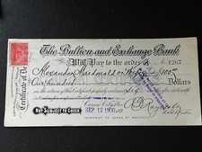 The Bullion and Exch. Bank, Carson City, Nev., Cert. of Dep., 100 US$, 12.9.1900