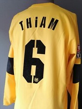 VfL ⚽Wolfsburg⚽ Trikot L Saison 2004 #6- Thiam Matchworn Sondertrikot Gelb VW