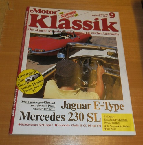 Motor klassik 1987 jaguar - motor, 9/1987,