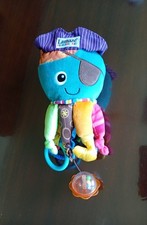 Tomy Lamaze Krake mit Augenklappe Babyspielzeug,  Lernspielzeug ca.25cm