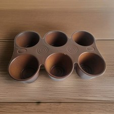  6er Pitzauf Backform Braun Keramik, Pfitzauf, Muffins Walt