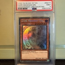 Yu-Gi-Oh Dark Magician Girl Ghost Rare 1st Edition GFP2-EN177 PSA 9 Mint