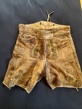 kurze Trachtenhose Herren Antik Deluxe Lederhose kurz 