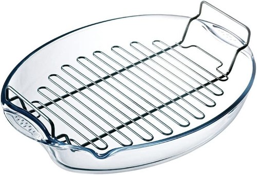 Pyrex glasbräter oval groß - oval,