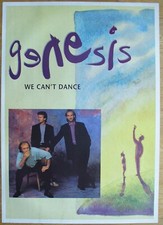 Poster Genesis WE CAN'T DANCE Format 60 x 84 cm Original von 1992