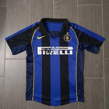 Vintage Retro 2001/02 Inter Mailand Trikot Größe: S Fußball Streatwear Nike