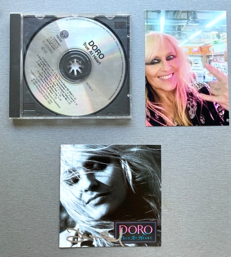 Doro pesch person - signed, cd