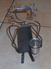 Metall Figur, Metall-Frau mit