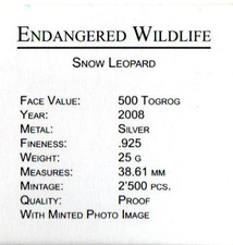 Snow Leopard 500 Togrog 2008 Mongolia