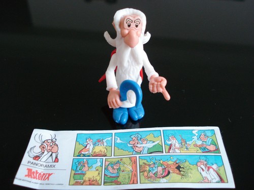 Miraculix mit sichel - sichel,, asterix
