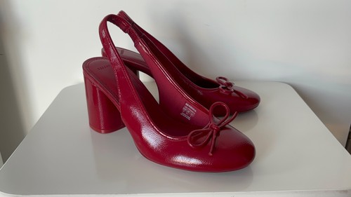 Rote bershka pumps mit - pumps,