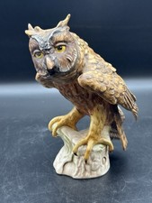 Porzellanfigur Goebel Waldohreule naturgetreu Vogel Eule