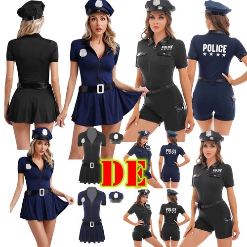 Damen polizistin kostüm - de,