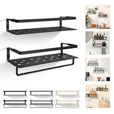 2er Wandregal Hängeregal Metall Aluminium Küchenregal Schweberegal mit Rahmen