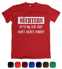 Herren T-Shirt 'Nüchtern'
