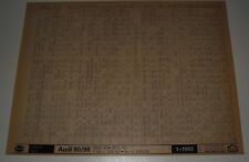 Ersatzteilkatalog auf Microfich Audi 80 / 90 Typ 89 B3 Baujahr 1990 - 1992!