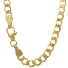 3,9 mm weit 333 - 8 Karat Gold Halskette Panzerkette massiv Gold hochwertige Gol