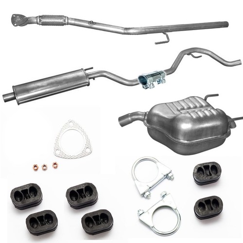 Komplette auspuff anbausatz - auspuff, +
