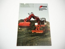 Prospekt Nobas UB642 Mobilbagger Universalbagger 1990er Jahre