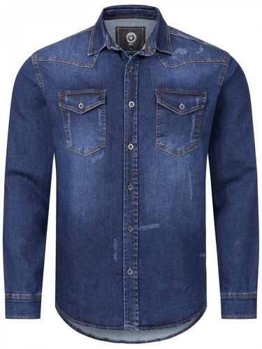 Rock creek herren jeanshemd - creek,