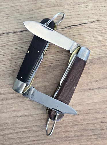 Vintage klappmesser - 2x,
