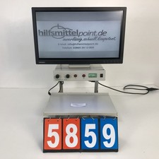 Bildschirmlesegerät Optron Simply Eco Lesehilfe Bildschirmlupe mit 19" Monitor 