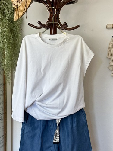 Zara shirt asymetrisch - t-shirt, cape