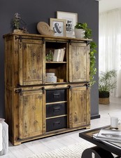 Highboard Schrank Massivholz