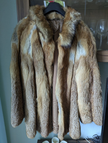 Fuchs damen pelz mantel - damen,