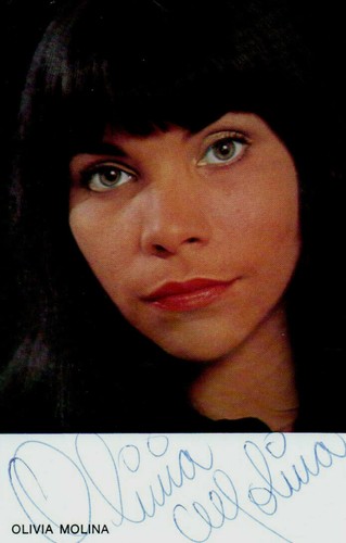 Autogramm olivia molina - autogramm,