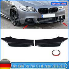 Spoiler Flaps Lippe SET Sport-Performance Schwarz Glanz für BMW F10 F11 M-Paket