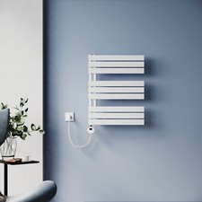 Badheizkörper Elektrisch Paneel Flachheizkörper Handtuchwärmer Mit Weiß Heizstab