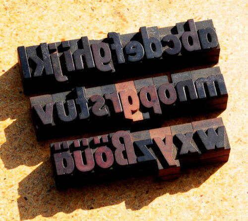 Alphabet 27 mm - a-z,
