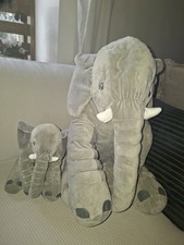 Elefant Kuscheltier für Kleinkinder XXL Mit Baby Weich Kissen Stofftier Plüsch 