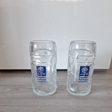 2x Glaskrug Augustiner Isar