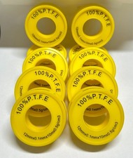10x Teflonband PTFE 12mm x