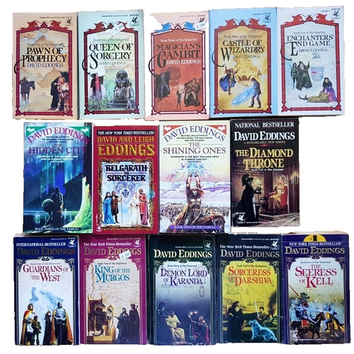 14x david eddings bücher - 14x, in