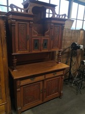 Jugendstil Buffet Schrank Nussbaum um 1890