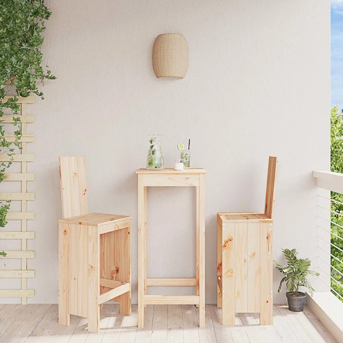 Barhocker 2er set massivholz - 2er,