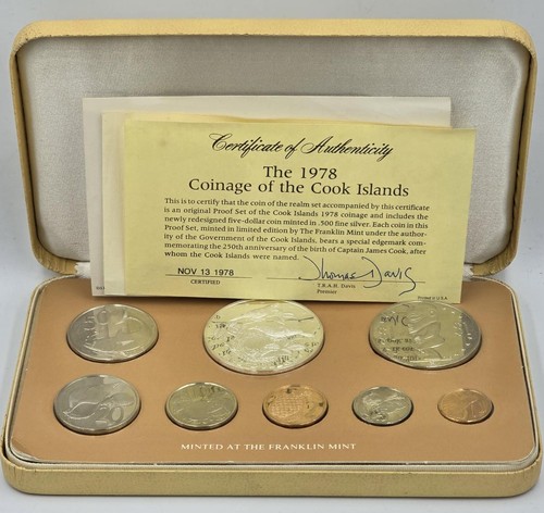 Cook islands 1978 - cook, silver