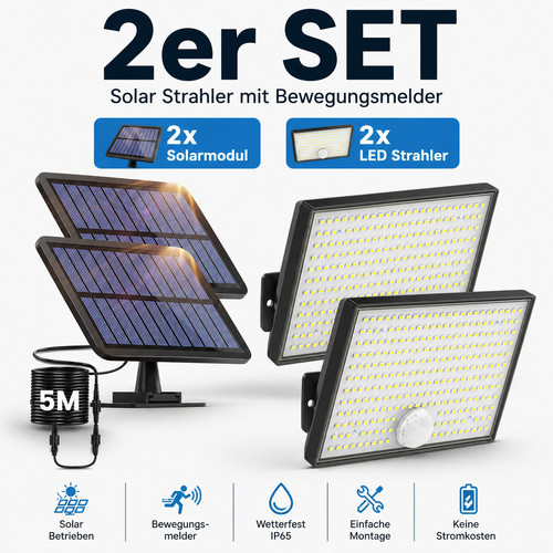 Solarleuchte - 2x,