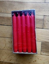 Rote neue Kerzen von Ikea 20 Stück 19 cm von IKEA