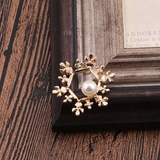 Goldfarbene Schneeflocke