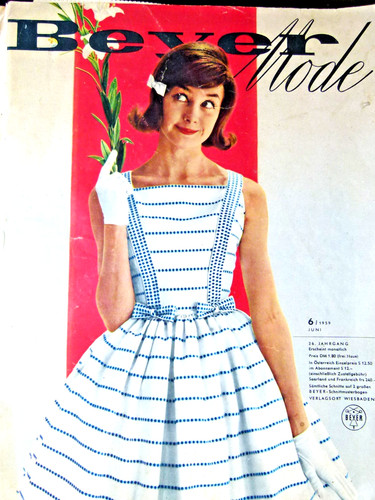 Altes modeheft beyer 1959 - altes,